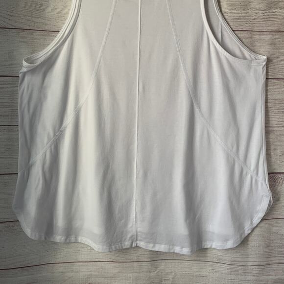Tek Gear White Sleeveless Active Shirt or Tank Top Crew Neck Size 1X - Picture 13 of 15